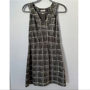 Loft Grey Print Business Dress